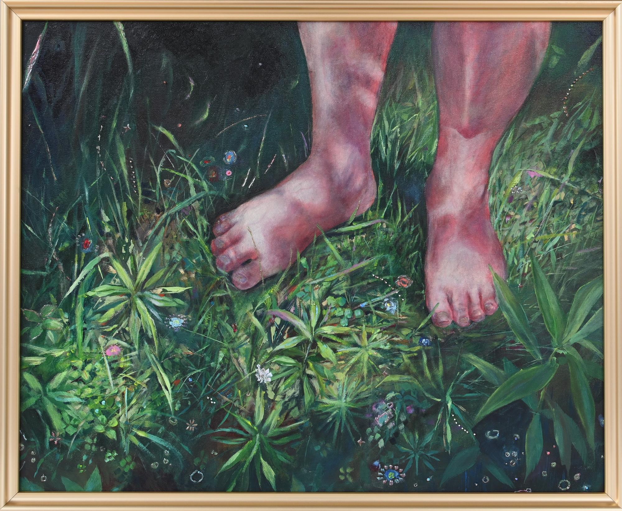 第27回あくね洋画展 阿久根市文化協会長賞 福原 彩の作品「梅雨明け」の画像