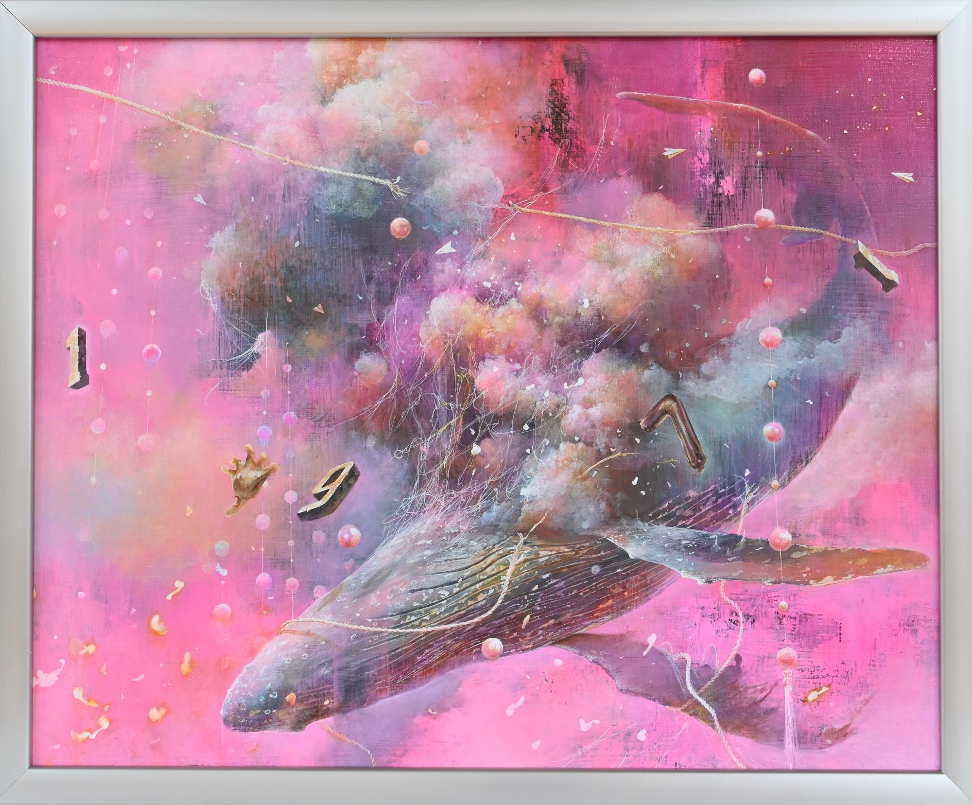 第27回あくね洋画展 委嘱推挙 山下 晴道の作品「SORA´25－そらに遊ぶ－」の画像