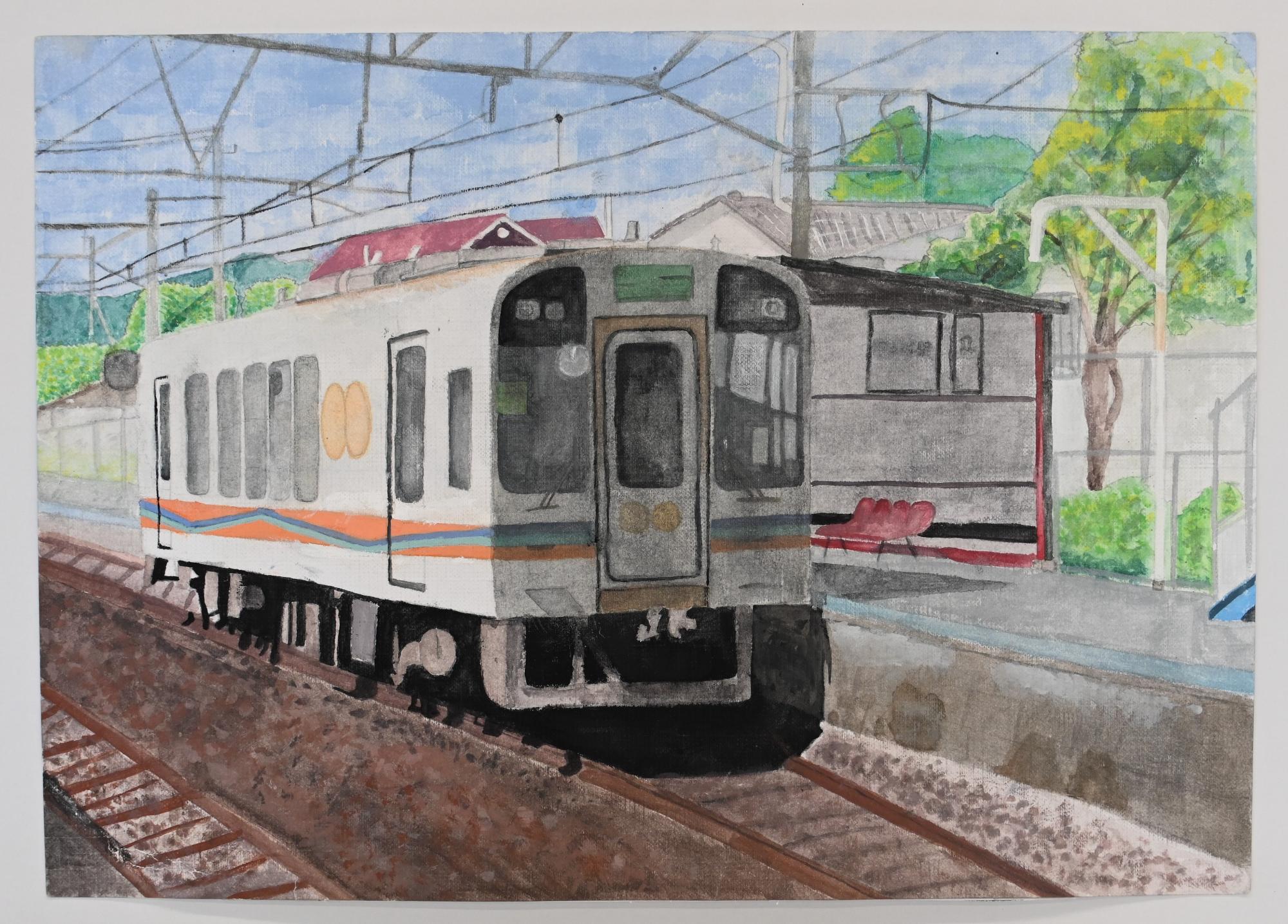 第27回あくね洋画展 ギャラリー賞 愛甲 知花の作品「5月5日の朝」の画像